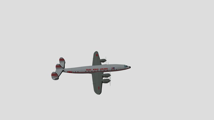 Lockheed Constellation 3D Model