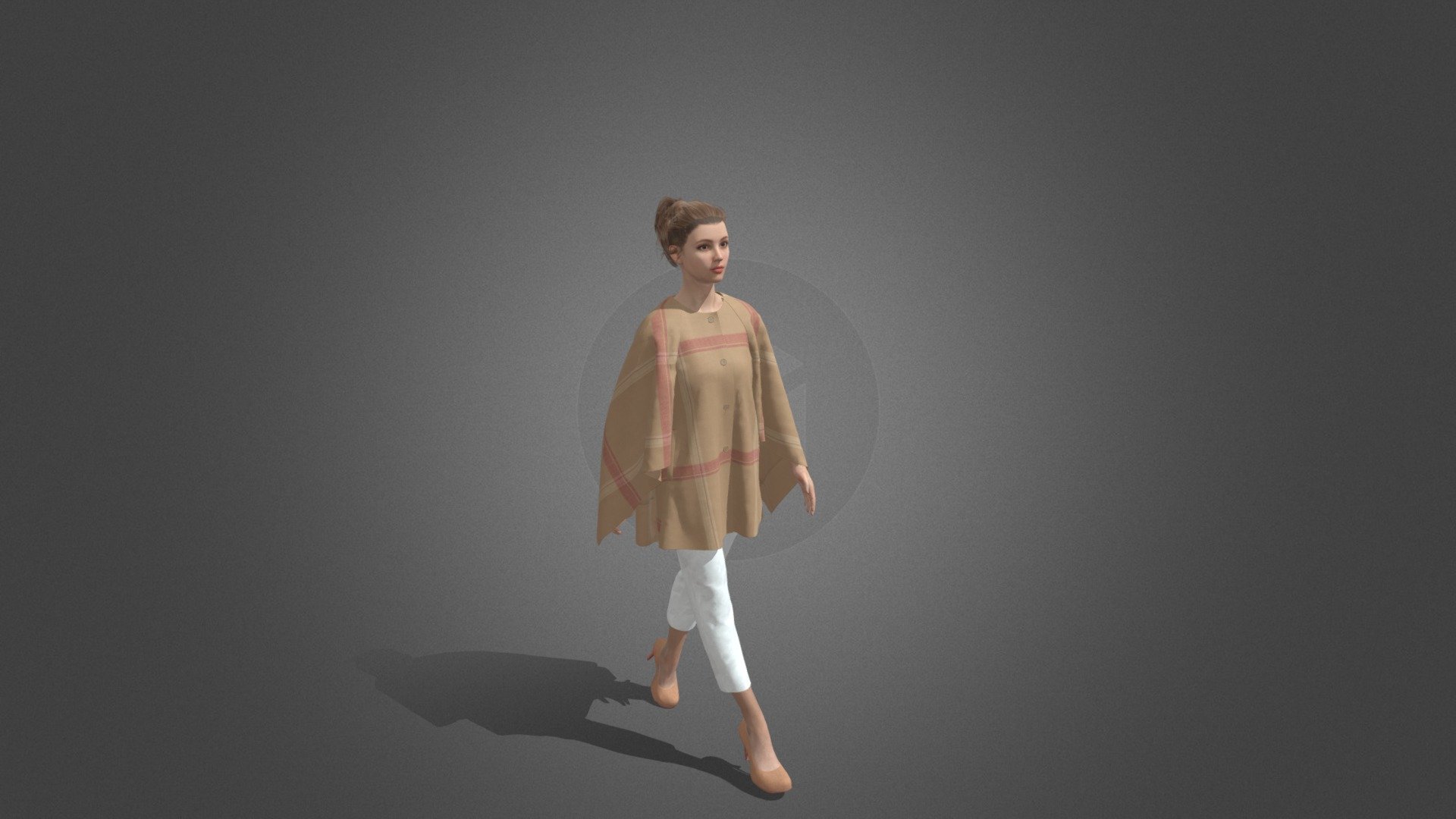 Cape coat — Sketchfab embed 3D viewer