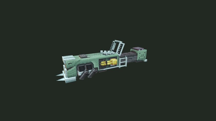 Dieselpunk combat bike made with Kykynito 3D Model