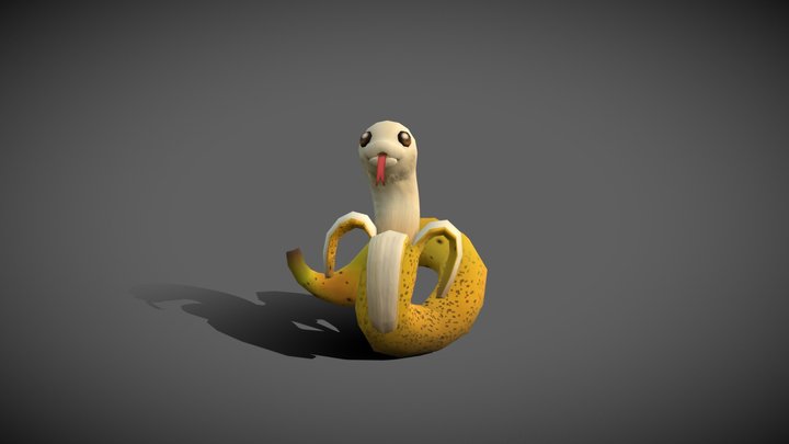 Banana Snake 3D Model