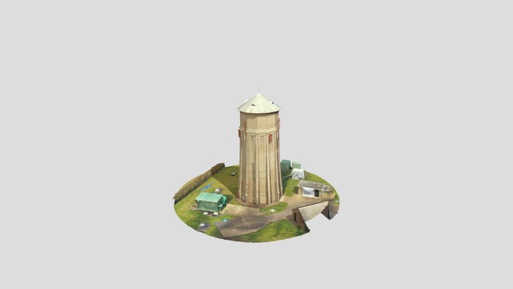 Linton Water Tower 3D Model