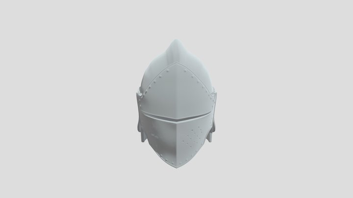 Knight Helmet 3D Model