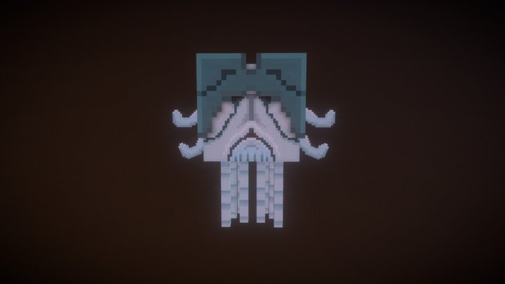 Warped Ghast 3D Model