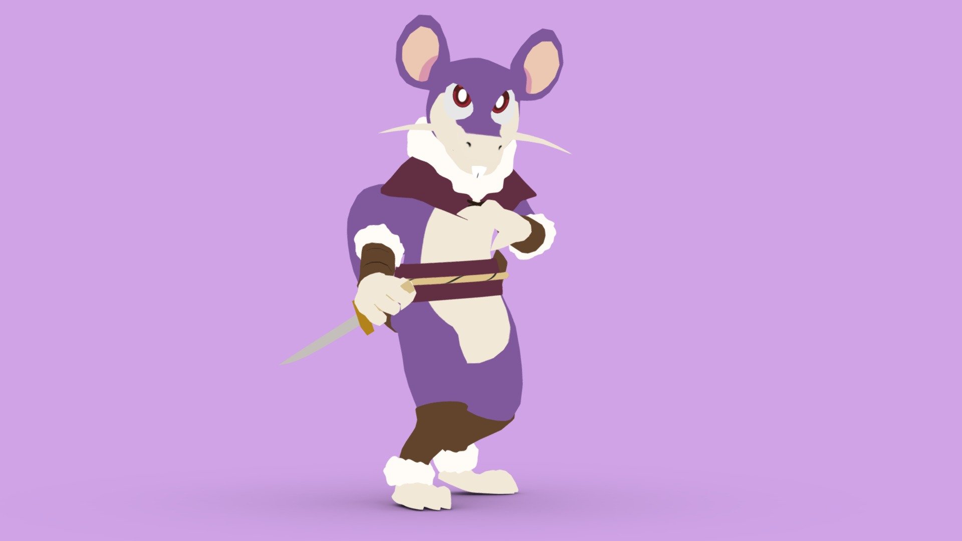 Nibbles the Rattata - Commission - 3D model by Zera (@genohwhirl ...