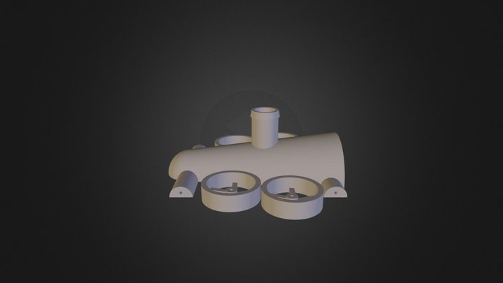 Reaktiivauto 3D Model