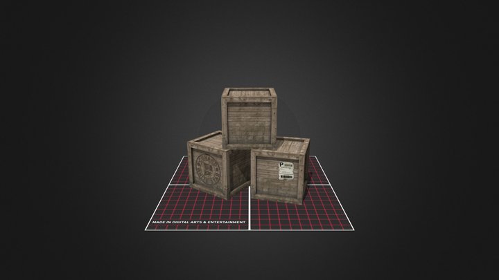 Prop Crates 3D Model