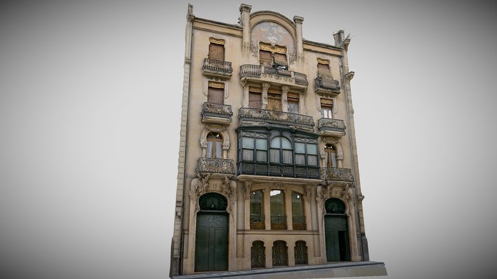"Casa del Pavo" Art Nouveau Building (Alcoy) 3D Model