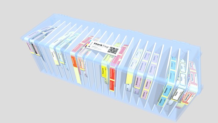 MarkTag Dispenzer naljepnica 3D Model
