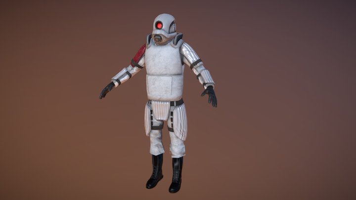 QF Disparate Commander 3D Model