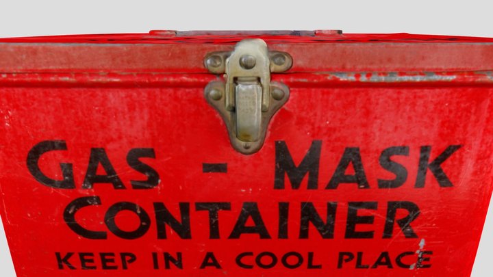 Gas Mask Storage Box 3D Model