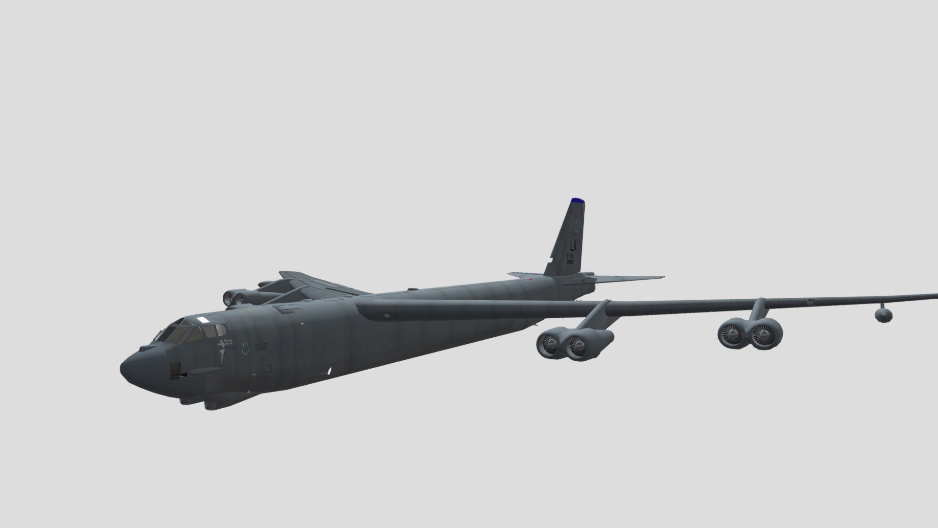 Boeing B-52 Stratofortress 3D Model - Download Free 3D Model By ...