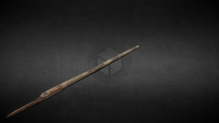Copper Spear 3D Model