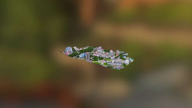 Хабаровск, Тургенева-Комсомольская, июнь 2016 3D Model