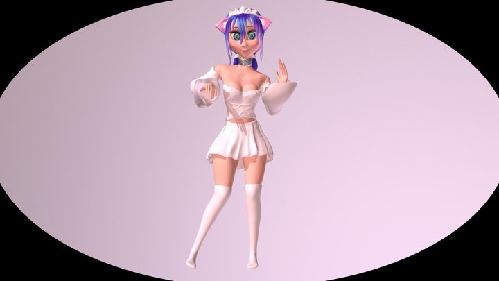 Leeloo Dancing 3D Model