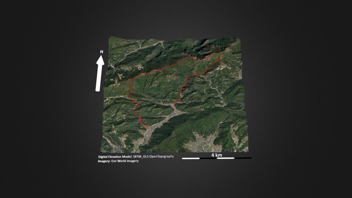 北雁荡山（雁荡三尖） – Kostenloses 3D-Modell STL