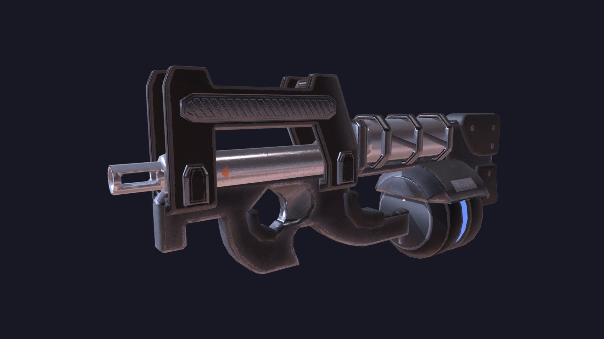 Sci-Fi SMG - 3D model by T.J. McLatchie (@T_McLatchie) [d812c88 ...