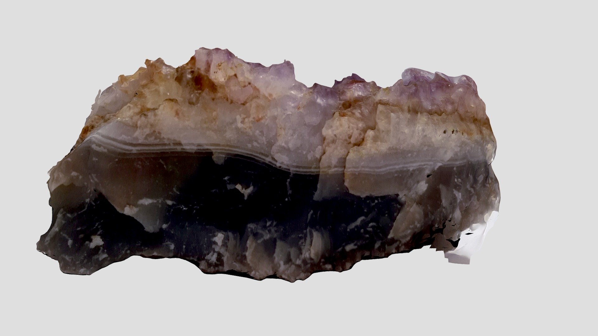 Amethyst Geode 3D model - 3D model by oliversmart [d81352e] - Sketchfab