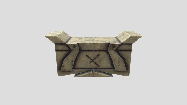 Textured Low/High LootBox 3D Model
