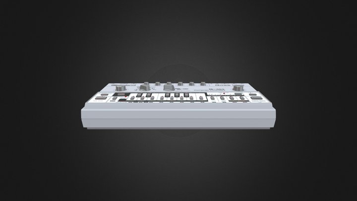 Roland TB-303 Bass Line 3D Model