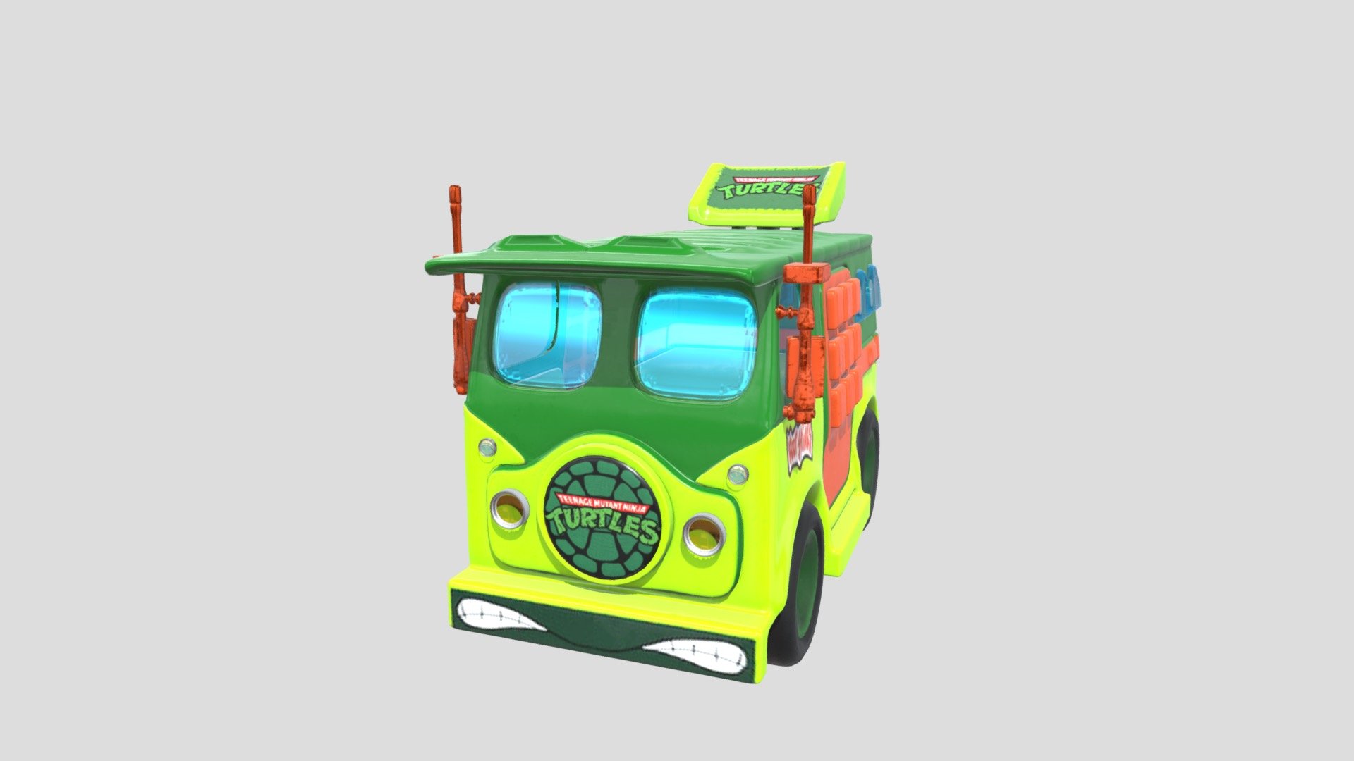 Teenage Mutant Ninja Turtle Party Wagon - 3D model by JoSaCo [d8156b7 ...