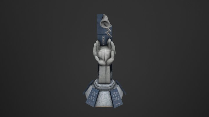 Monument to the Chernobyl Victims 3D Model