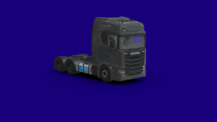 SCANIA S730 V8 - RICK MODDING 3D Model