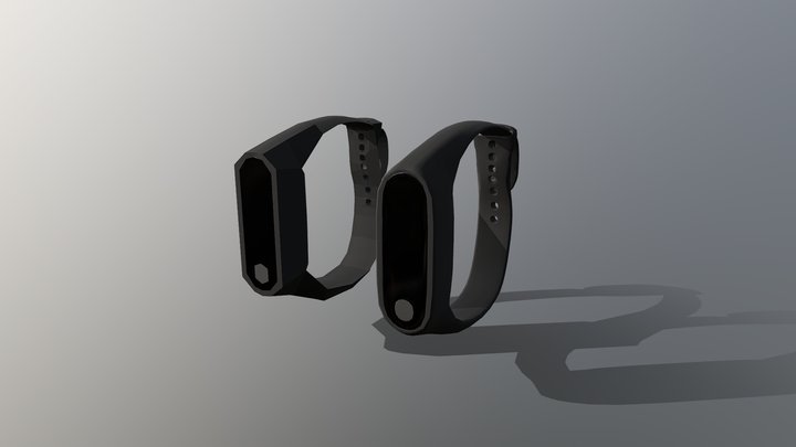 PV Xiaomi Mi Band 2 3D Model