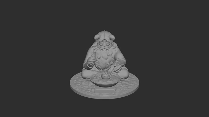 senshi cooking 3D Model