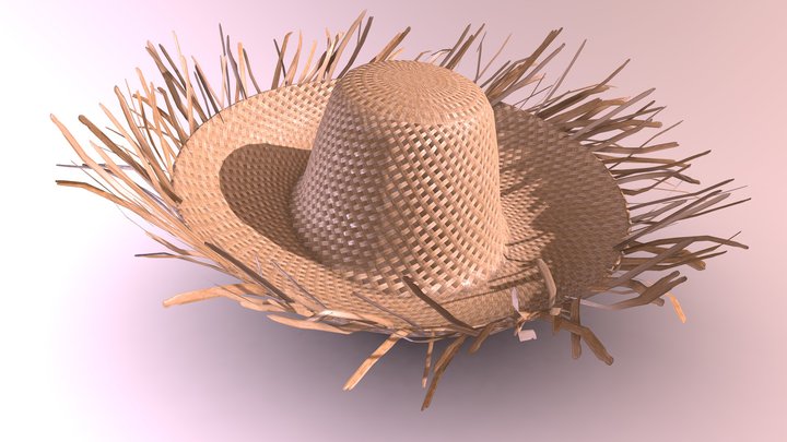 HAT - Island Hat - PBR Game Ready 3D Model