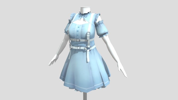 量産系ワンピース 3D Model