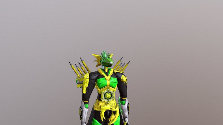Titan_Pencilwoman 3D Model