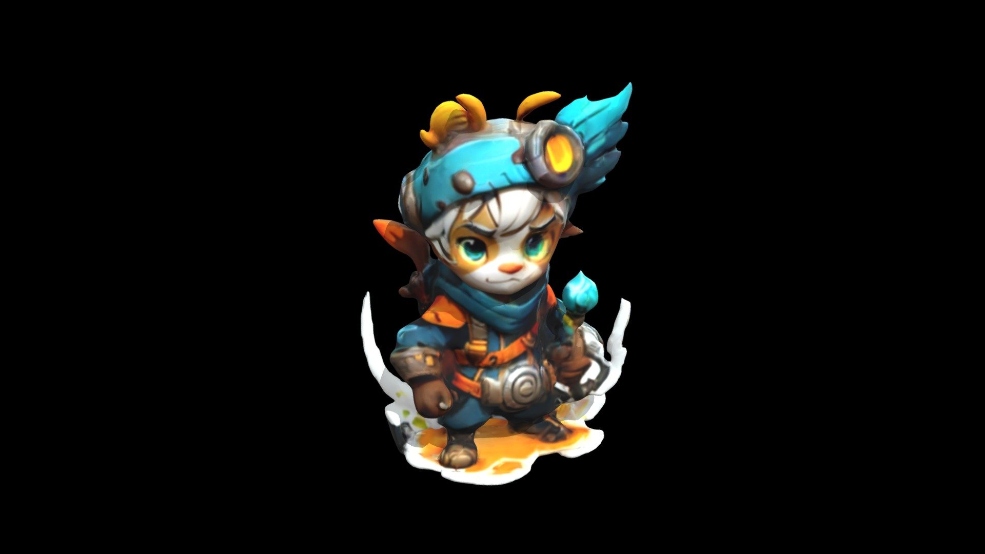 The animated character illustration features a y - Download Free 3D ...