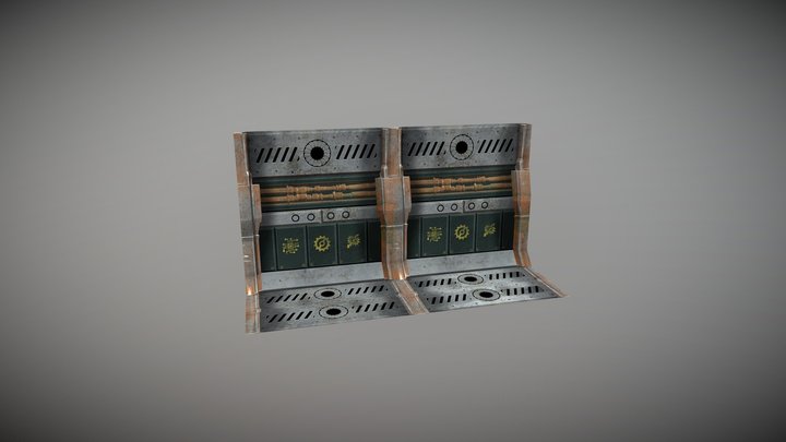 Modular Wall Exercice 3D Model