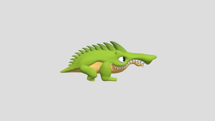 Crocodile Model 3D Model