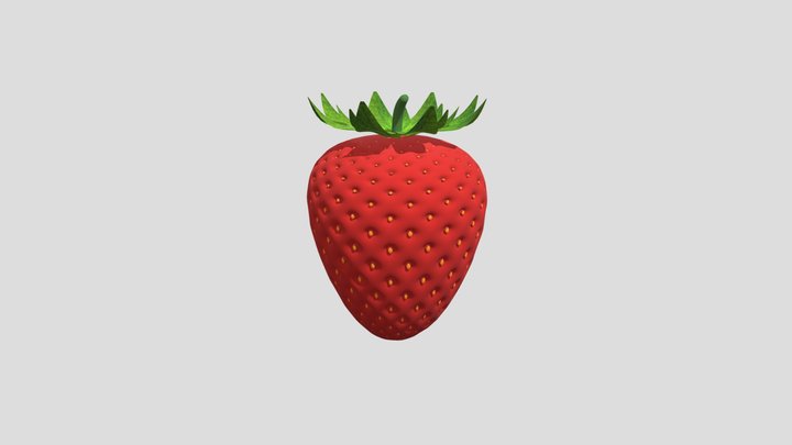 Strawberry Blend 3D Model
