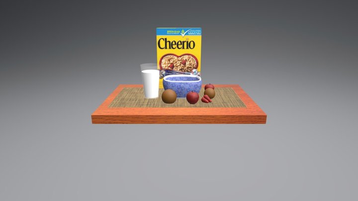 Balanced Breakfest 3D Model
