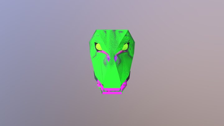 Lizard head 3D Model