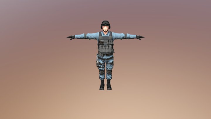 Swat 3D Model