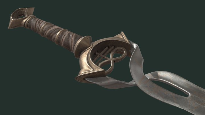 Diabolic sword 3D Model
