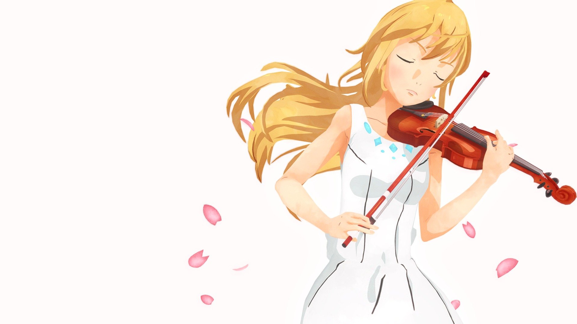 Kaori Miyazono - Your Lie in April - Finished Projects - Blender