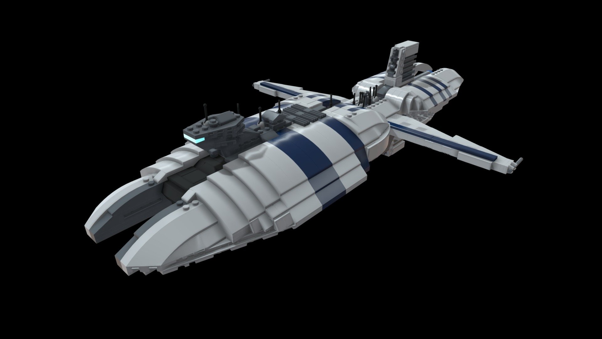 Munificent Class Frigate STAR WARS LEGO - Buy Royalty Free 3D model by ...