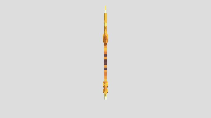 Poseidon Trident 3D Model