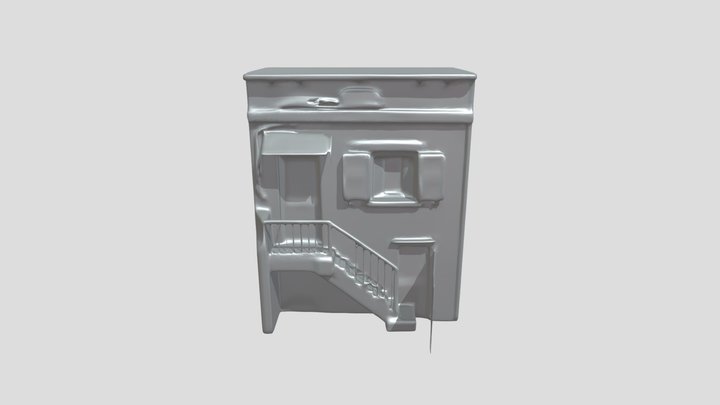 small architectural building model 3D Model