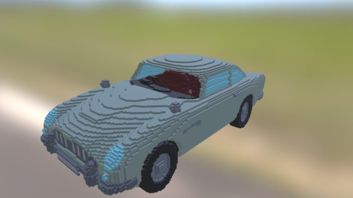 Minecraft 3D Model ~ Aston Martin DB5