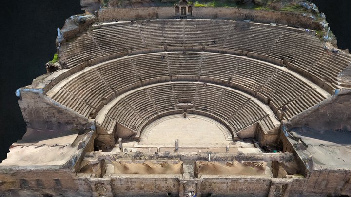 Roman Theatre of Amman | JORDAN 3D Model