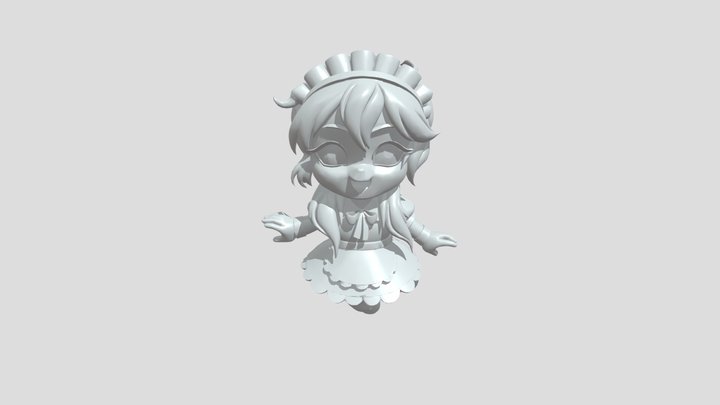 Homura maid uniform 3D Model