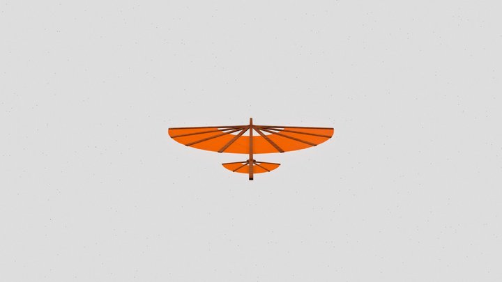 Airbender glider from Avatar series 3D Model