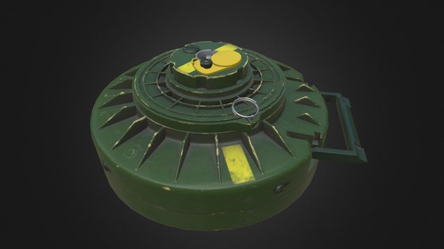 Anti-tank mine TMRP-6 3D Model