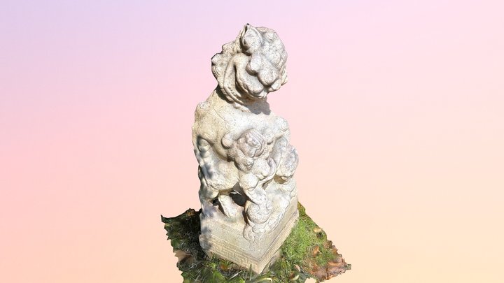 Chinese statue 3D Model