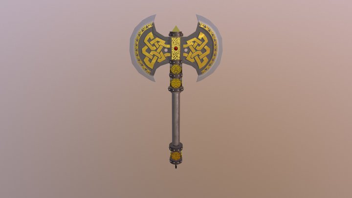 Dwarf_Axe_ICA 3D Model
